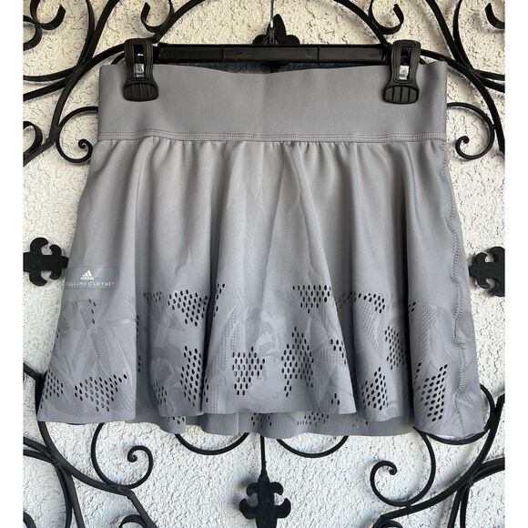 Adidas X Stella McCartney Court Floral Skirt - Medium - Lightning Gray - Picture 3 of 7